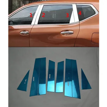 

For Nissan Rogue x-Trail t32 2014-2019 Stainless Window Chrome Pillar Post Posts Cover Trim Molding Garnish Accent 8pc