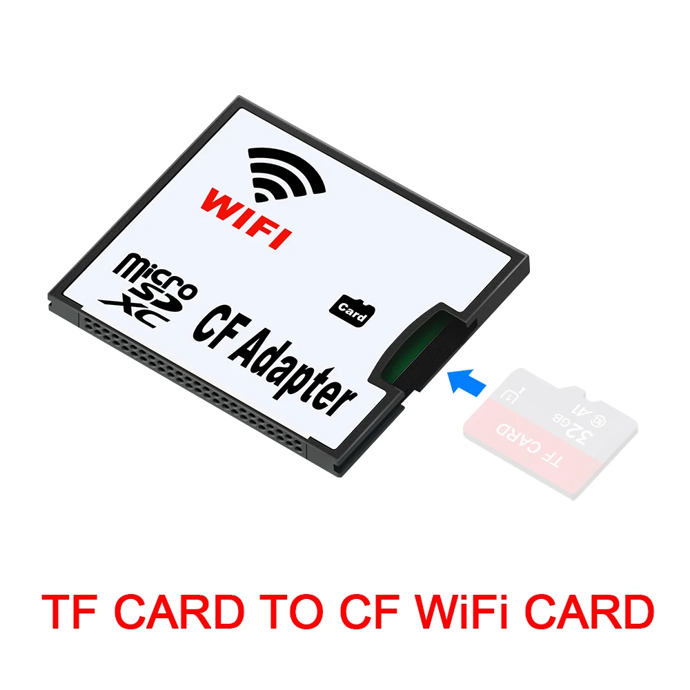 Rocketek Micro SD TF для CF/MS/SD Wifi CF Wifi SD карт памяти конвертер адаптер MicroSD Micro SDHC для компактной вспышки типа I - Цвет: CFWF