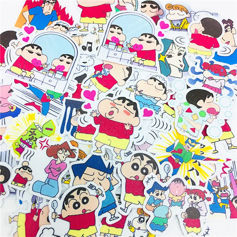 

38 PCS Cartoon disobedient naughty boy Stickers Crafts And Scrapbooking stickers book Student label Decorative sticker kids toys