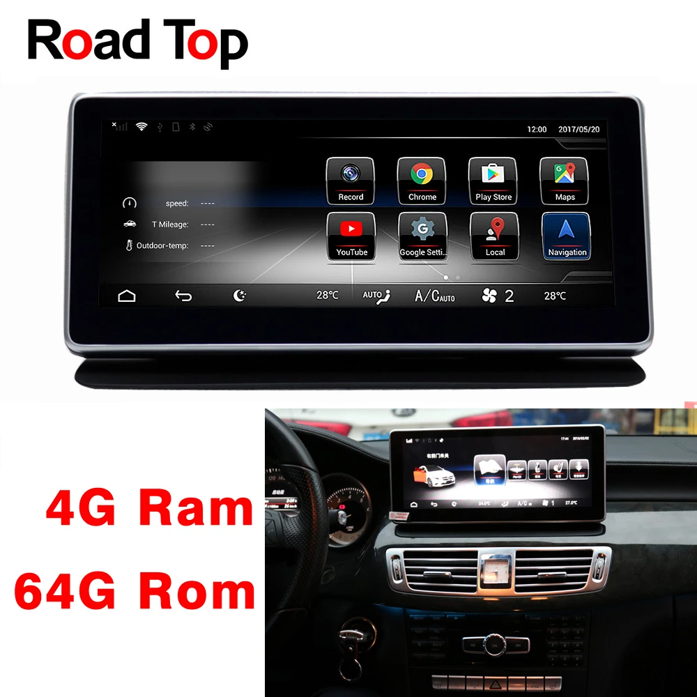 

10.25" Android 8.1 Display for Mercedes Benz CLS W218 2010-2014 Car Radio Multimedia Monitor GPS Navigation Bluetooth Head Unit