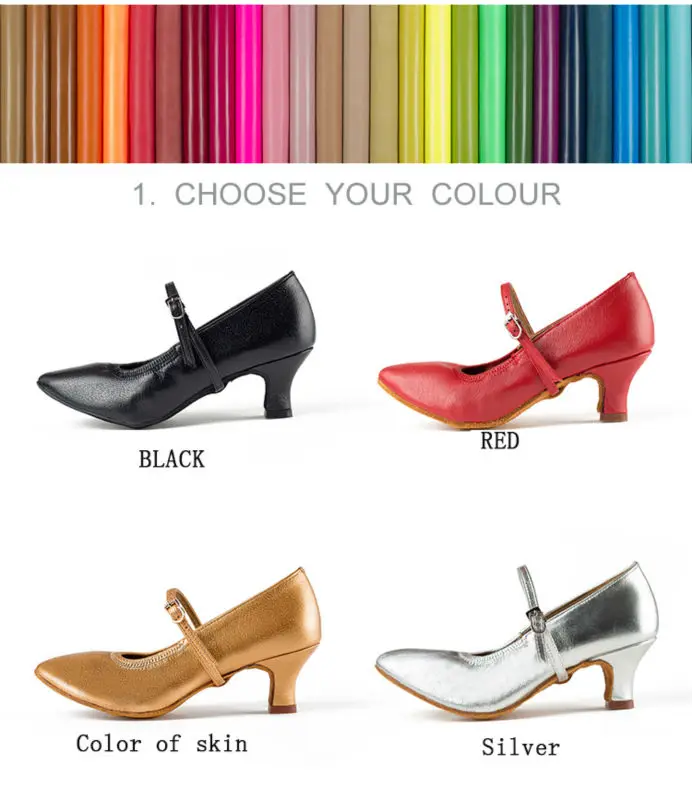 20161103_131734_053Dance shoes Women shoe Latin shoes Soft Bottom Genuine Leather Sports shoes BD 125 Modern Jazz Soft wear-resistant