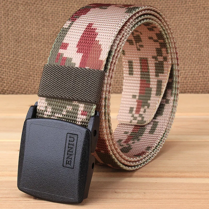 

Belt Men New Camouflage Nylon Durable Tactical Belts for Man Special Force Combat SWAT Waistband 3.8cm Width MTNL209