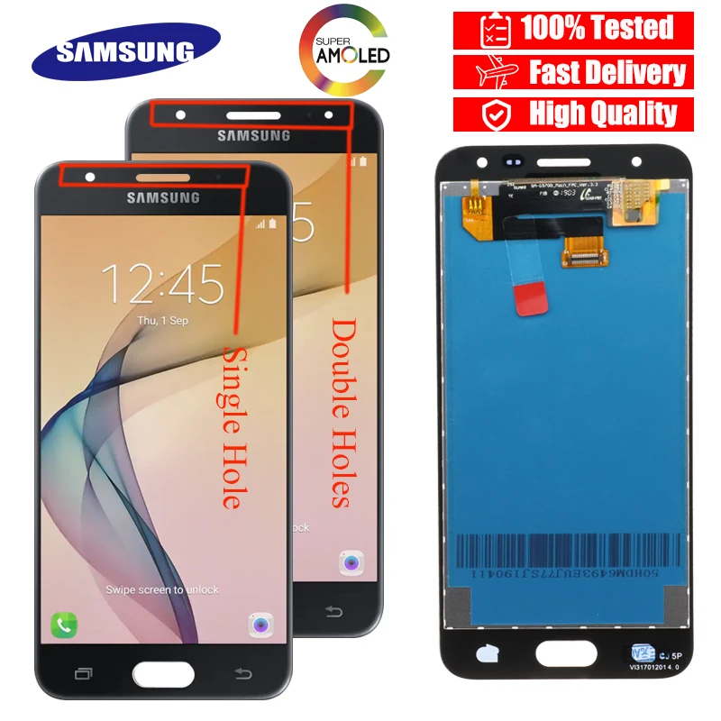 

Original 5.0" LCD Digitizer For Samsung Galaxy J5 Prime G570 G570F On5 2016 G5700 Display Touch Screen Assembly+service package