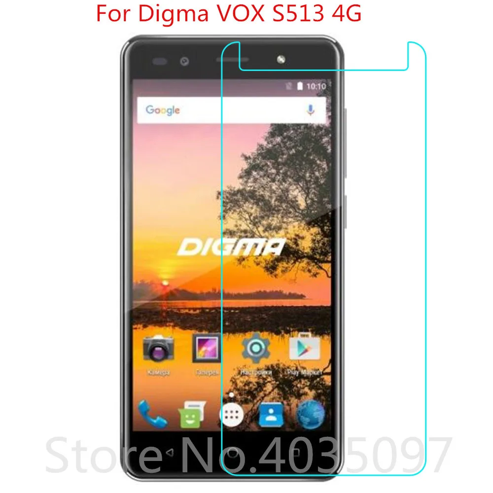 2.5D 9H закаленное стекло для Digma VOX S513 4G на телефон защитная пленка экрана СТЕКЛО |