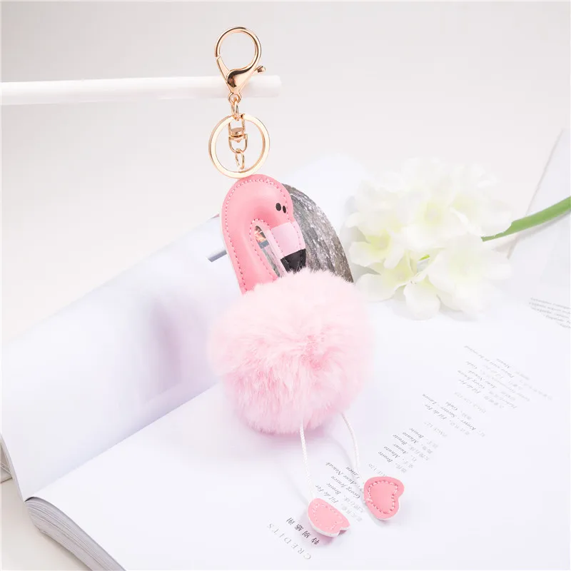 

Lofansee Fashion Flamingos Women Key Chains For Bag/Car/Key