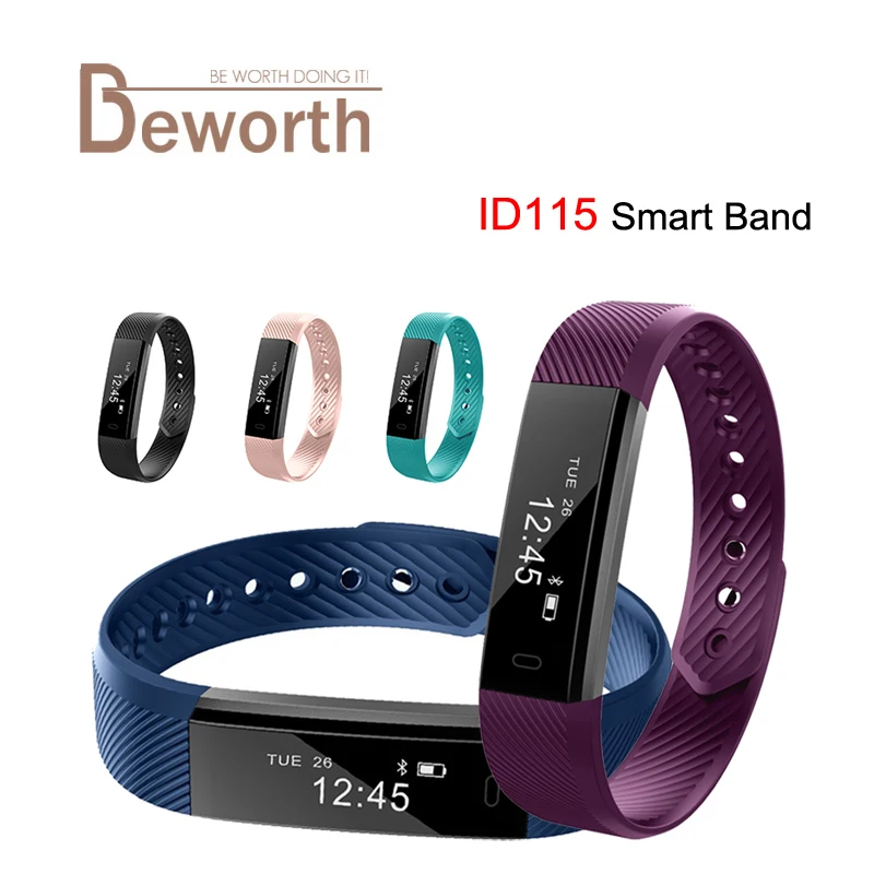 100pcs id115 fitness tracker band smart wristband group fitness tracker