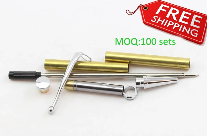 

DIY Chrome fancy pen kits with free shipping by express RZ-BP3#CHR-Free Freight
