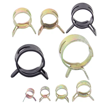 

DWCX 90x 9 Sizes 8/10/12/14/15/16/18/20/22mm Spring Clip Vacuum Silicone Hose Clamp Fuel Water Pipe Air Tube Hose Clamp Fastener
