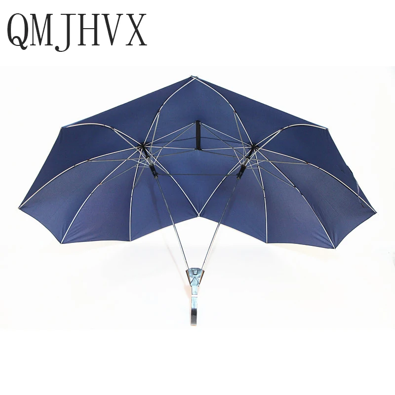 

Automatic Two Person umbrella Parasol Lover Couples Umbrella Two Head Double men's paraguas fashionable umbrella rain women