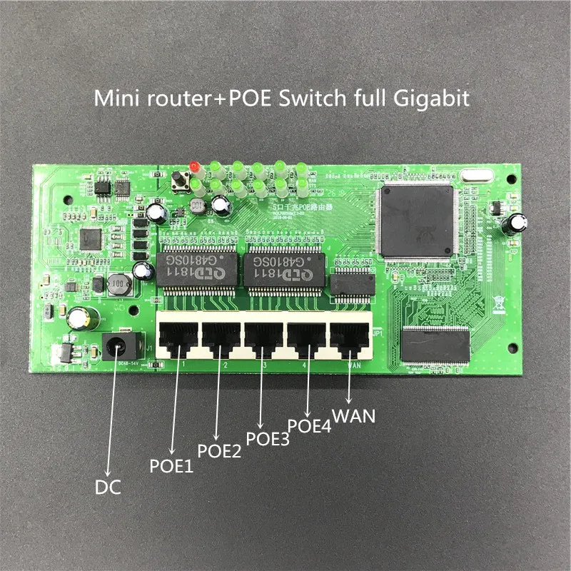 OEM 5/9 порт POE маршрутизатор модуль производитель t Продажа Полный гигабит 10/100/1000 м