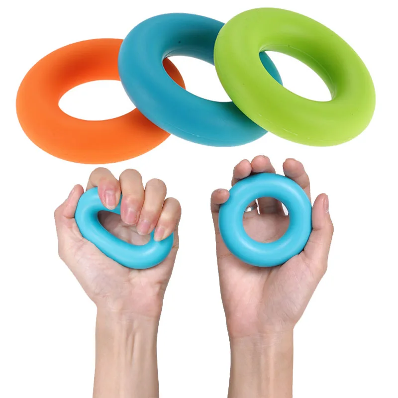 Mini Gripper Ring For Finger Strength Exercises Silicone Hand weerstand band wrist training Stretcher Expander | Спорт и развлечения