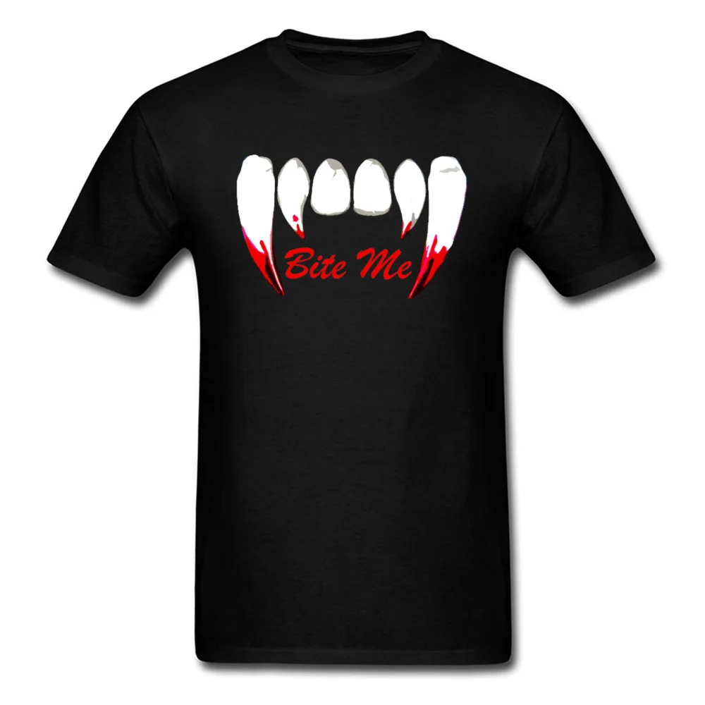 Cool Bite Me 15465 Men T-shirts Family Summer Short Sleeve O Neck 100% Cotton Fabric Tops & Tees Hip hop Tee Shirt Bite Me 15465 black