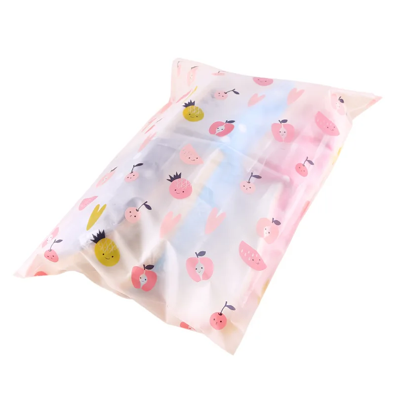 

1pcs cute cartoon Travel storage bag waterproof underwear Sorting bags Zip Lock makeup Organizer pouch luggage Shoes Packing bag