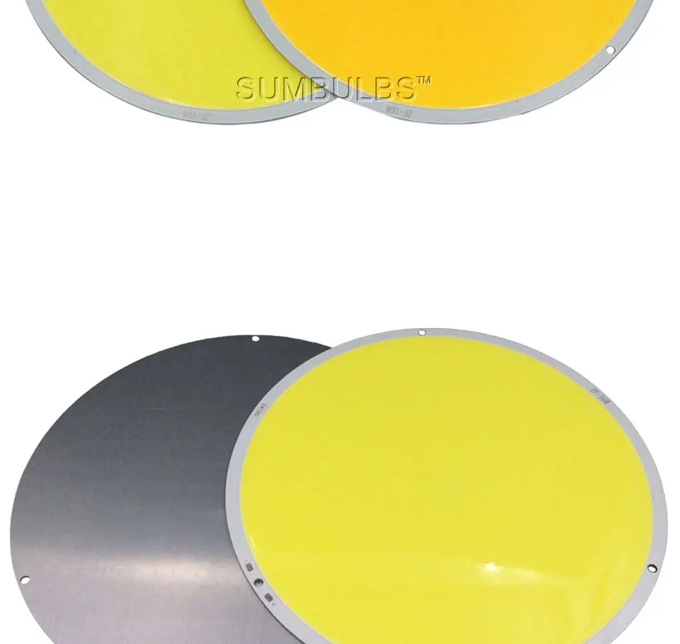 108MM 160MM 50W 200W Round COB LED Light 12V Ultral Bright Sun Lamp Bulb Warm Cold White for DIY DC 12-14V LED (4)