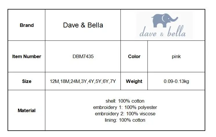 Нижнее белье в стиле бренда Dave bella/Платье принцессы для маленькой девочки ясельного возраста летняя одежда для детей вечерние свадебные милое платье Детская одежда без рукавов DBM7435