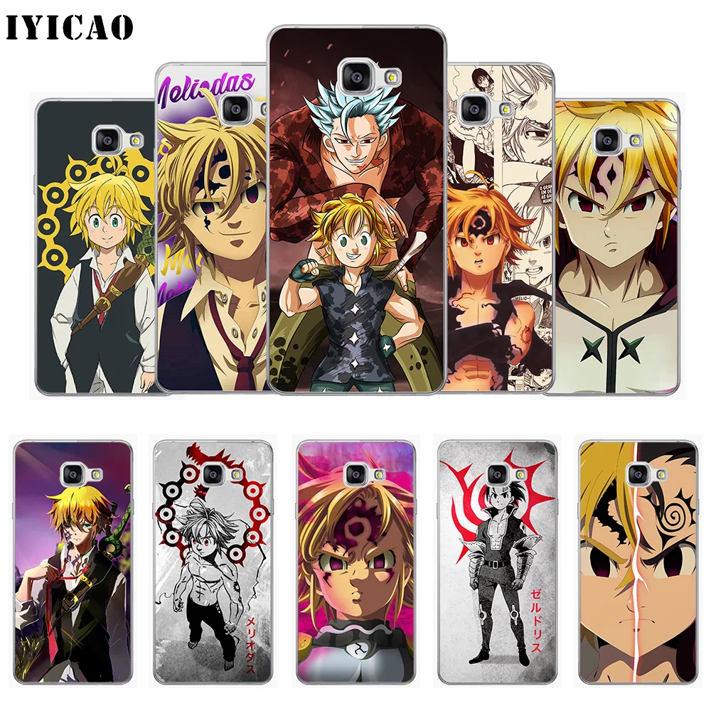 Мягкий силиконовый чехол для телефона IYICAO Meliodas Seven Deadly Sins Samsung A10 A30 A40 A50 A70 M10 M20 M30 TPU
