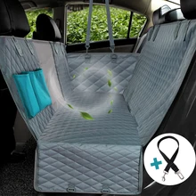Special Offers Dog Car Seat Cover View Mesh Waterproof Pet Carrier Car Rear Back Seat Mat Hammock Cushion Protector With Zipper And Pockets
