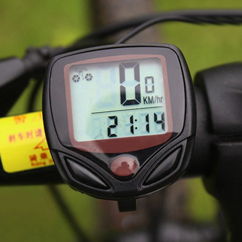 

Waterproof 14-Functions Cycling Computer Leisure With LCD Display Bicycle Odometer Speedometer Bike Velocimetro Wired Stopwatch