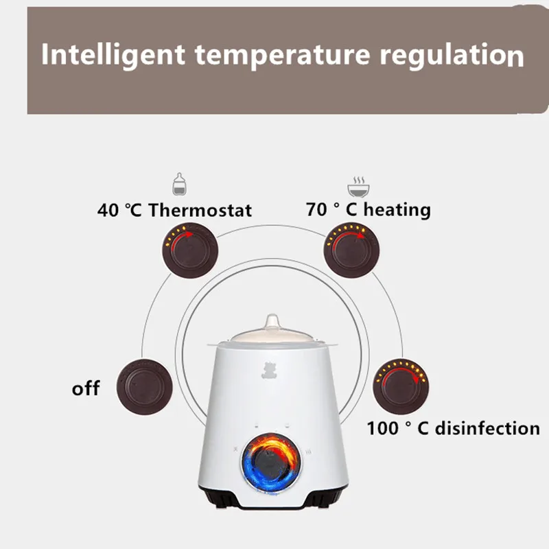 Большой диаметр три в одном многофункциональный теплый молочный подогреватель умный нагреватель стерилизатор термостат