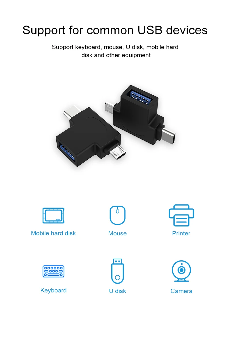 2 в 1 телефон OTG адаптер Micro USB и type C к USB 3,0 конвертер зарядный кабель синхронизации данных для samsung Xiaomi huawei LG htc