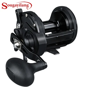

Sougayilang 6.0:1 Trolling Fishing Reel Saltwater Sea Bait Casting Fishing Reels Spinning Reel Trolling Reel Max Drag 25kg