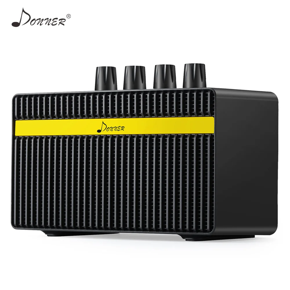 Donner Electric Guitar Amplifier Mini Amp Speakers Distortion Clean Effect Tone Builtin