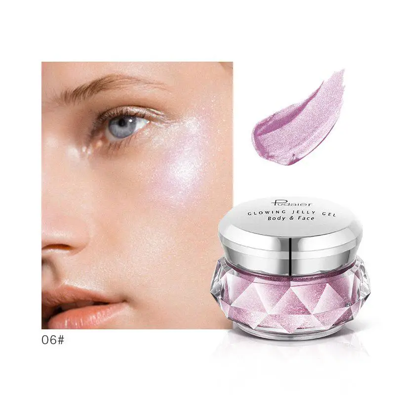 Pudaier 8 ЦВЕТОВ Shimmer highlighter пудра палитра контурирующий лицо макияж Выделите макияж бронзатор осветляет кожу - Цвет: 6