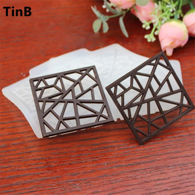 

Hot Hollow Box Silicone Cake Mold Sugar Craft Fondant Mould Chocolate Molds Baking Tools For Cakes Birthday Cake Border Stencil