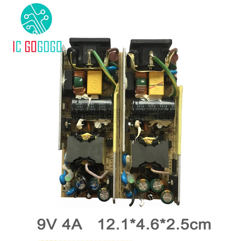 AC DC 9V 4A переключение Питание модуль печатной платы 4000MA импульсивный источник
