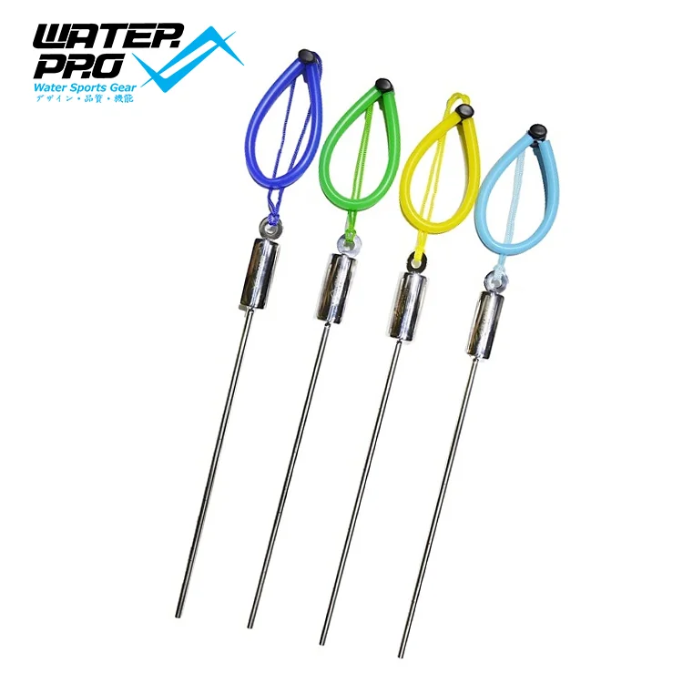 

Water Pro Diving Pointer Rattles Stick Stainless Steel Probe Scale Self-Cont