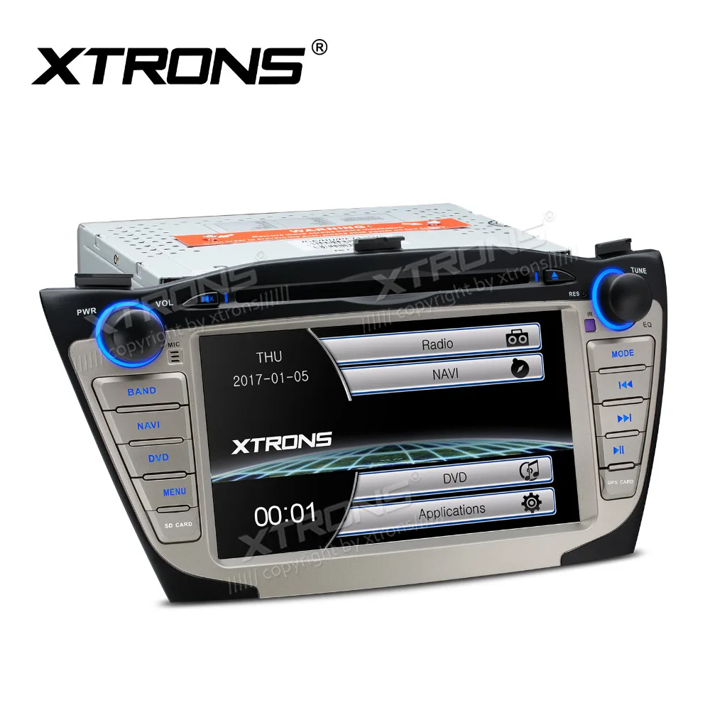 Discount XTRONS 7 inch HD Touch Screen Car DVD Player Steering Wheel GPS Navigation for Hyundai IX35 2009 2010 2011 2012 2013 2014 2015 2