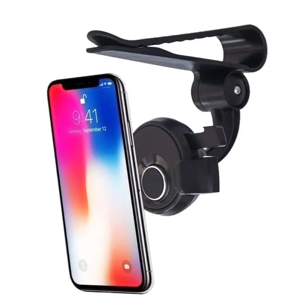

XMXCZK Sun Visor Mount Holder Stand Smartphone Car Phone Holder Universal 360 Rotating GPS Stand Bracket For Phone Mobile Holder