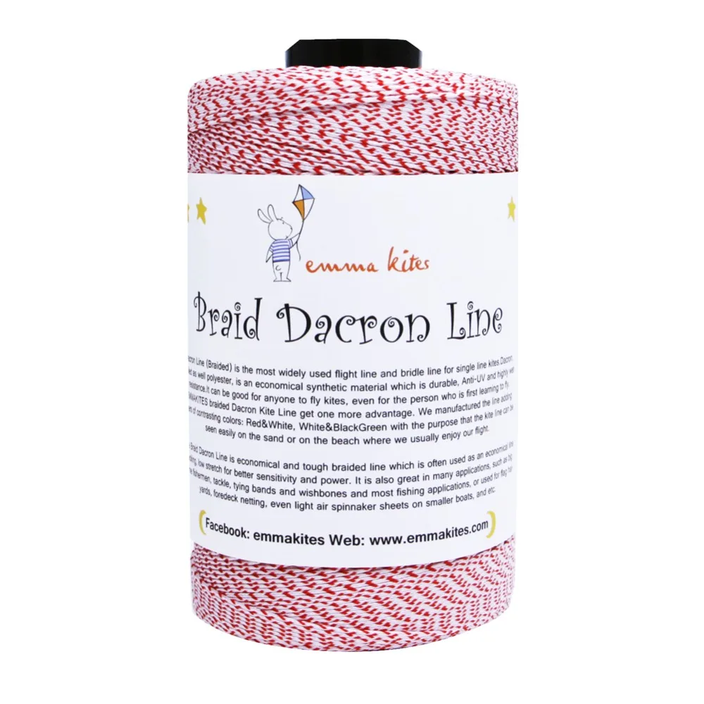 2000ft 120lb Braided Kite Line for Sling Line Kite Flying Polyester