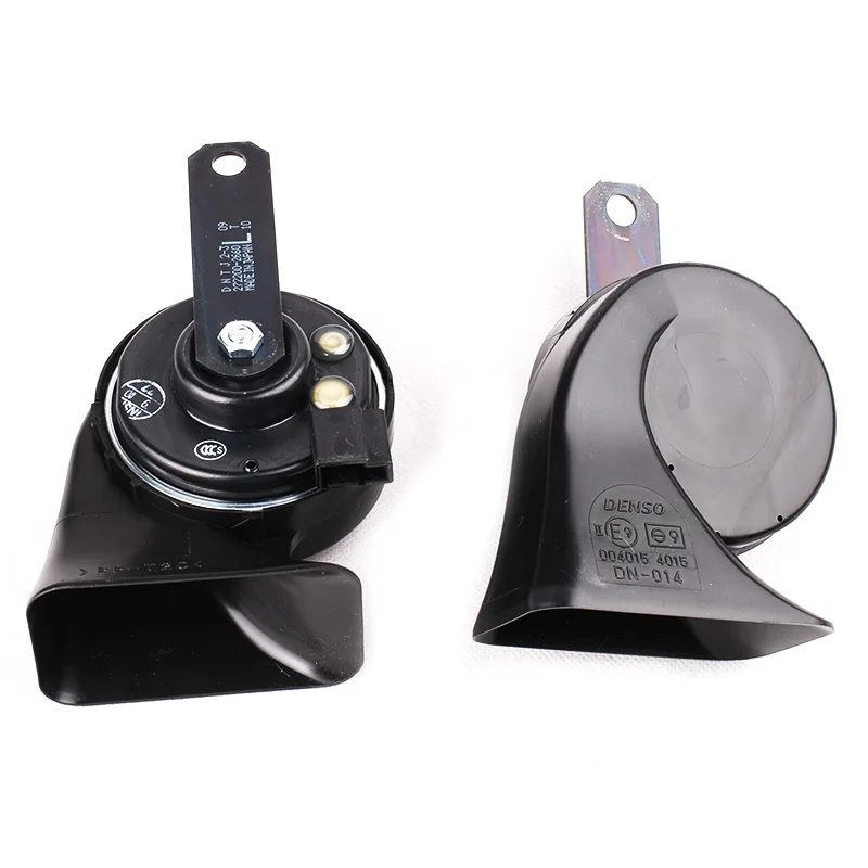 DENSO Car Claxon Horns Air Horn Waterproof Universal Interface Original Quality 12V loud Snail Sing