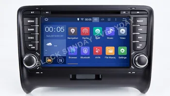 

ROM32G 2 Din 7 inch HD Octa Core Android 8.0 GPS Navigation Car DVD Player for Audi TT MK2 8J 2006 2007 2008 2009 2010 2011 2012
