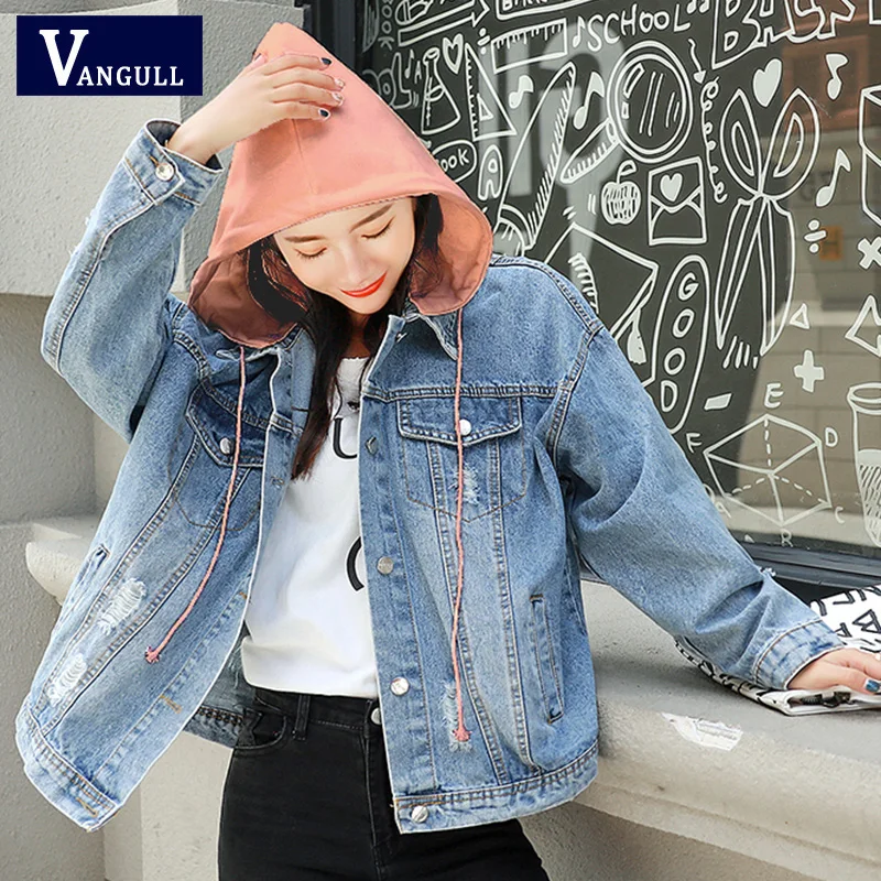 Vangull زائد حجم 4XL الخريف الشتاء المرأة الأساسية سترة معطف الإناث ضئيلة مقنعين القطن عارضة الستر المتوترة أبلى 2019