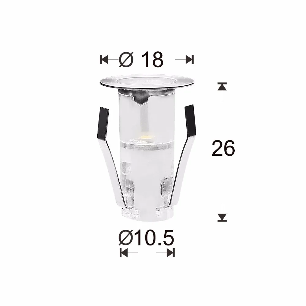 Porches Decks Decorative Outdoor Light Fixtures Recessed Wall Spotlight 12V IP67 Waterproof Uplight Lighting 20pcs/set B111 20|outdoor decking