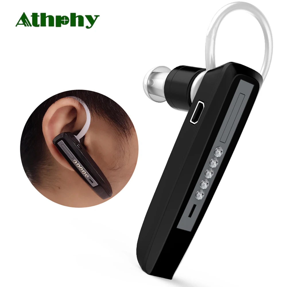 Athphy Rechargeable Mini Digital Hearing Aid Bluetooth Appearance Sound Amplifiers Wireless Adjustable Reduce Noise Audiphones