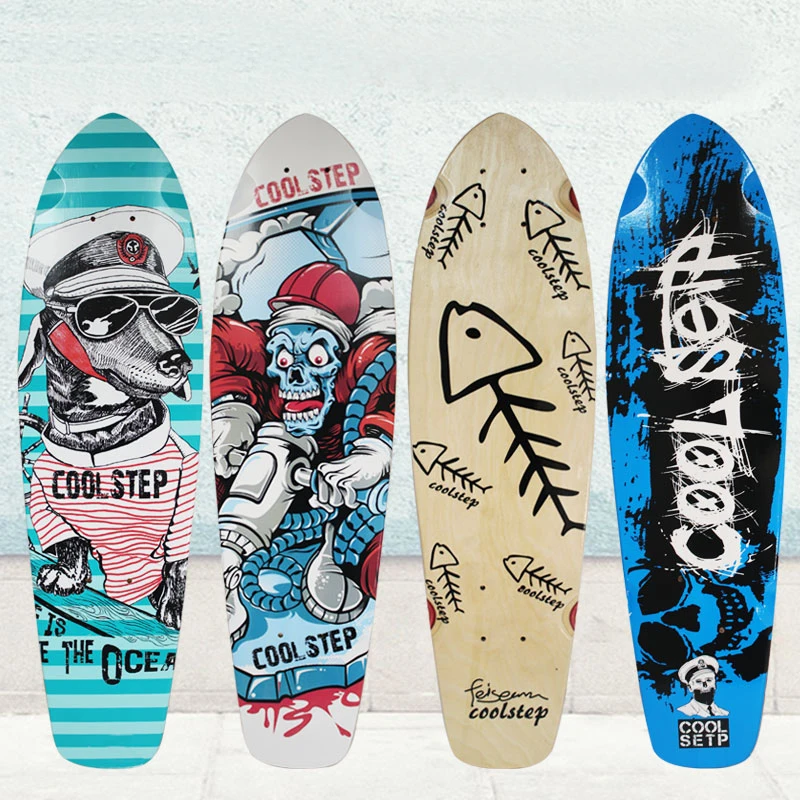 

Free Shipping 26inch Skateboard Deck Simple pattern made by Canadian Maple Wood Shape Skateboard deck for pro