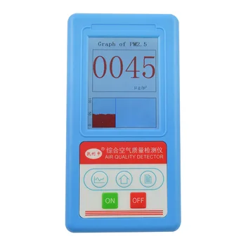 

Air Quality Monitor Formaldehyde HCHO PM1.0 PM2.5 PM10 Detector Gas Analyzer Portable TVOC Particle Dust Tester Air Analyzer