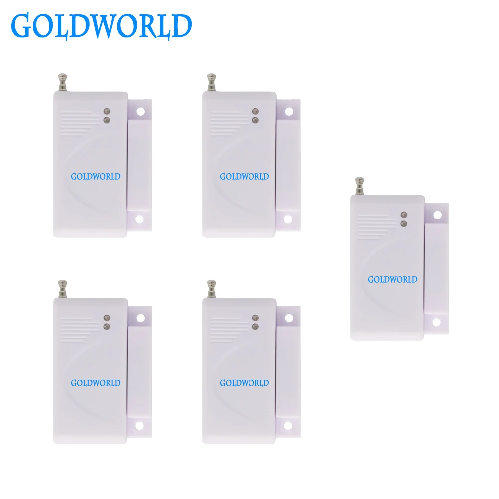 Беспроводной датчик открытия окон и дверей GoldWorld для системы сигнализации GSM 433