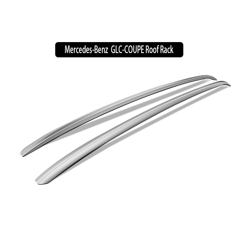 لمرسيدس-بنز GLC-COUPE GLC200 GLC260 GLC300 حامل سقفي القضبان شريط حامل الحقائب القضبان أعلى رفوف السكك الحديدية صناديق سبائك الألومنيوم