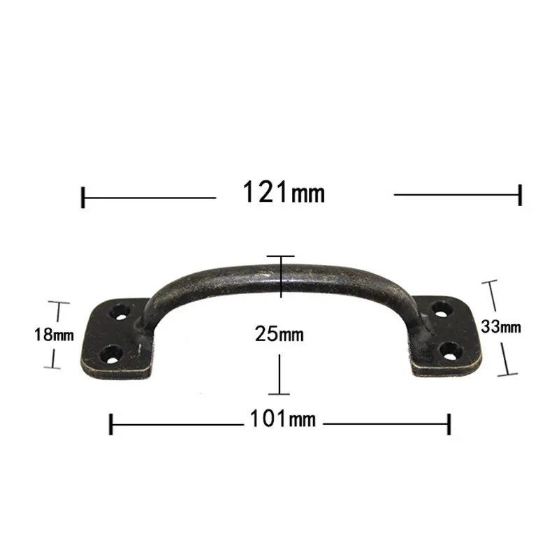

Wholesale Zinc Alloy Drawer Handle,European Vintage Wooden Box,Furniture Cabinet,Storage Box Handle,Bronze Tone,121*33mm,20Pcs