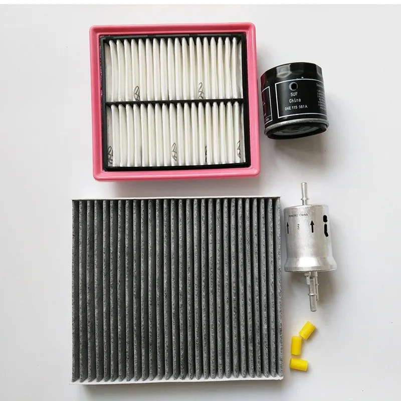 

set filters for 2013 vw JETTA air + air condition+ gasoline + Oil filter four filters 04E129620C 6RD820367 04E115561 180201511