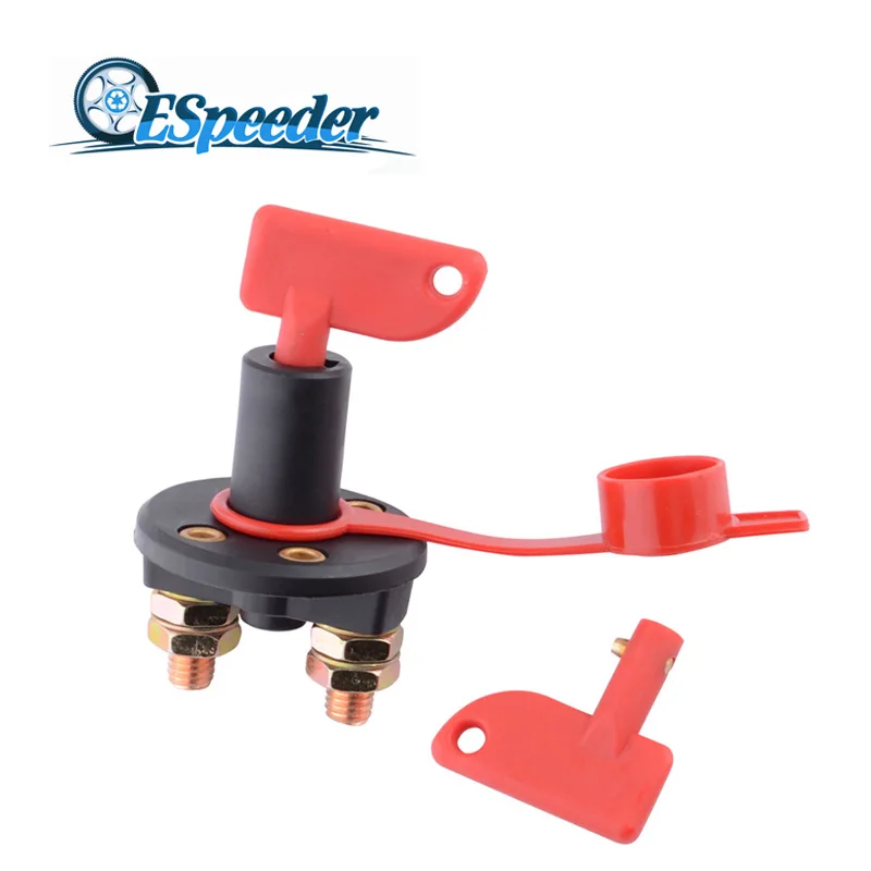 

ESPEEDER Car Battery Disconnect Switch Power Isolator Cut Off Kill Switch for Marine Car Boat Rv ATV Vehicles