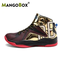 Лучшие мужские баскетбольные кроссовки, синие красные мужские баскетбольные кроссовки, спортивная обувь с высоким берцем, мужская спортивная обувь больших размеров, размеры 39-47