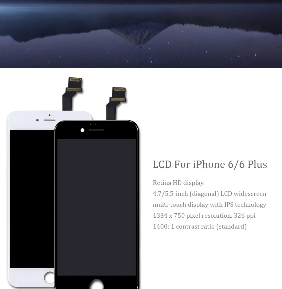 ЖК-экран PINZHENG AAAA для iPhone 6 Plus, сменный ЖК-экран, ips дисплей, сенсорный экран, качество 6 Plus lcd S
