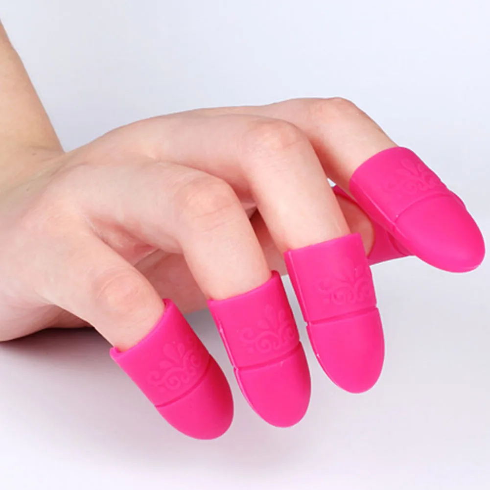 5 Pcs set Silicone Nail Soak Off Gel Art Polish Remover Resurrection