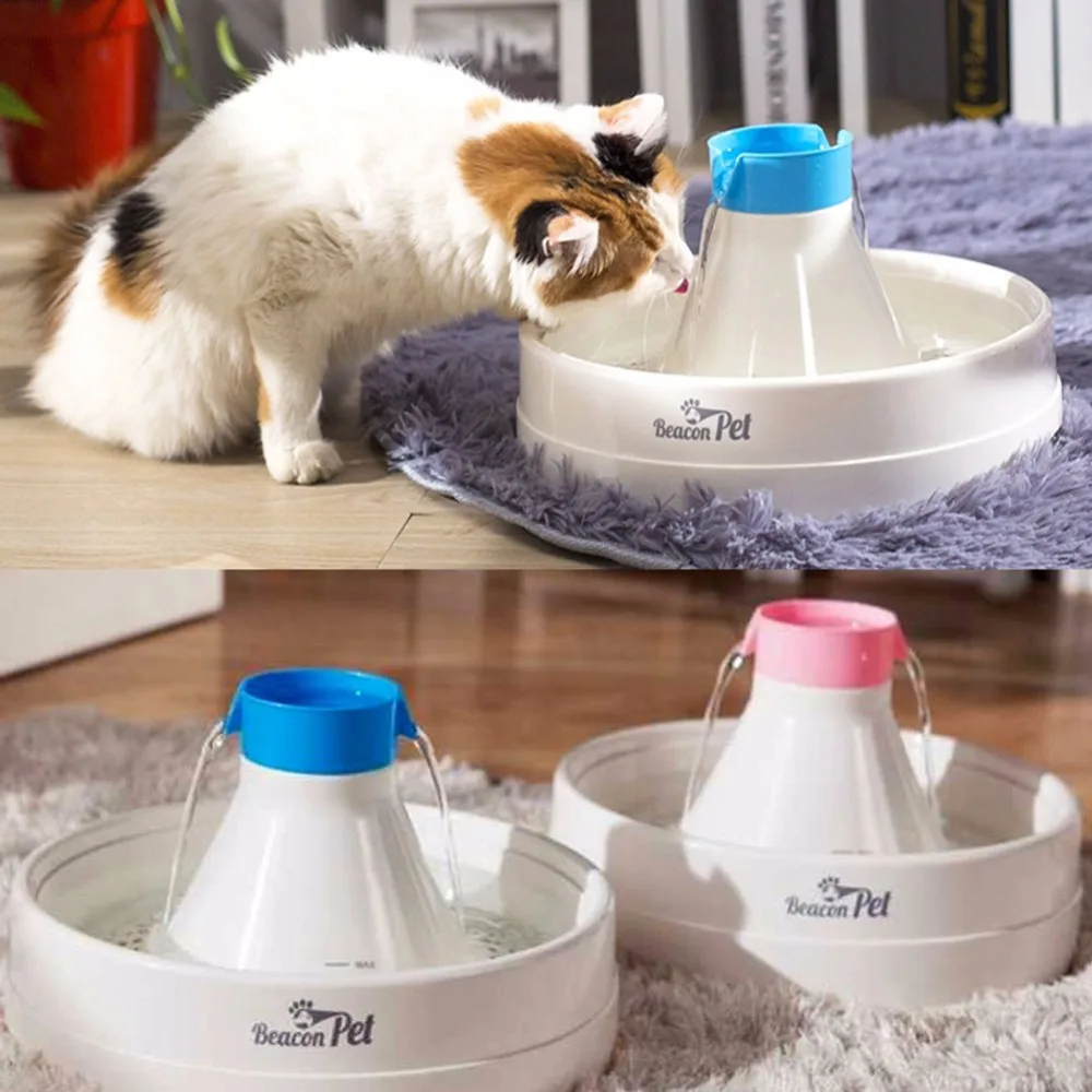

3L Automatic Pet Water Fountain Cat Dog Pet Drinking Bowl Dispenser Dish Filter 360 degree