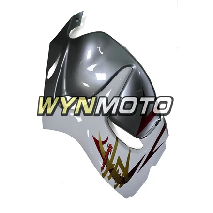 Мотоцикл Обтекатели для Suzuki GSXR1300 Hayabusa 2008 2009 2010 2011 2012 2013 ABS Пластик впрыска серебристо-белый